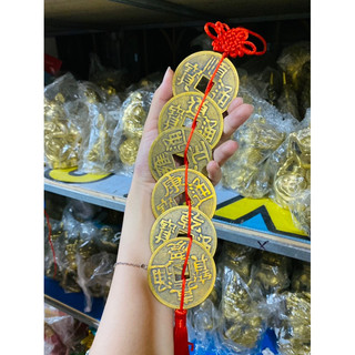 Dây Tiền Xu Ngũ Đế lục đế cỡ lớn Phong Thuỷ  Lộc