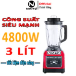 Máy Xay Sinh Tố Công Nghiệp NIKITO, Dùng Xay Trái Cây, Các Loại cháo, sữa Hạt, Tôm Cá Thịt Tiện Lợi, Công Suất 4800W — ảnh 1