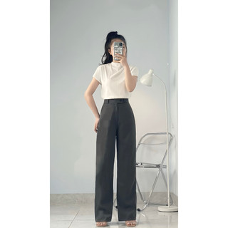 Quần tây nữ dáng dài cạp cao đi học - 247store - Q09/P0K1