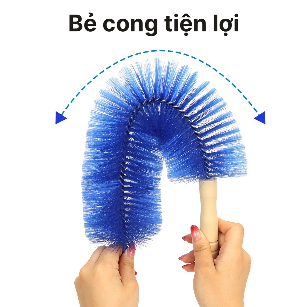 Chổi phủi bụi màn hình, chổi vệ sinh quạt, cọ rửa xe máy xe đạp đa năng