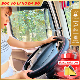 Bọc vô lăng Da tốt ô tô, dành cho xe con và xe tải đủ size