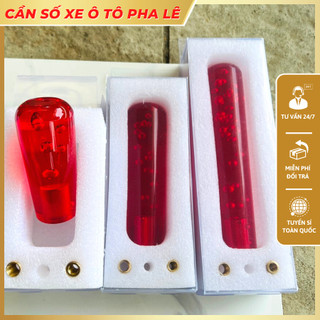 Cần số pha lê kèm đèn dành cho xe con, xe tải không có chuyển tầng số có 3 kích thước 10cm, 15cm, 20cm