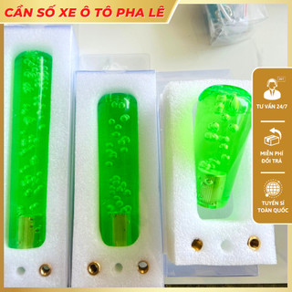 Cần số pha lê kèm đèn dành cho xe con, xe tải không có chuyển tầng số có 3 kích thước 10cm, 15cm, 20cm