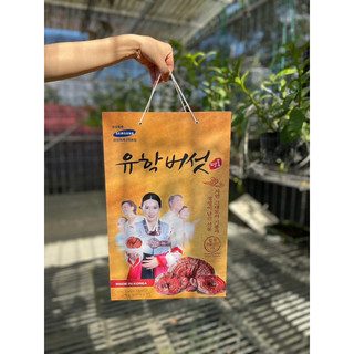 (Date 6/2027) Nấm Linh Chi Hàn Quốc Thái Lát Cô Gái Hộp 1Kg