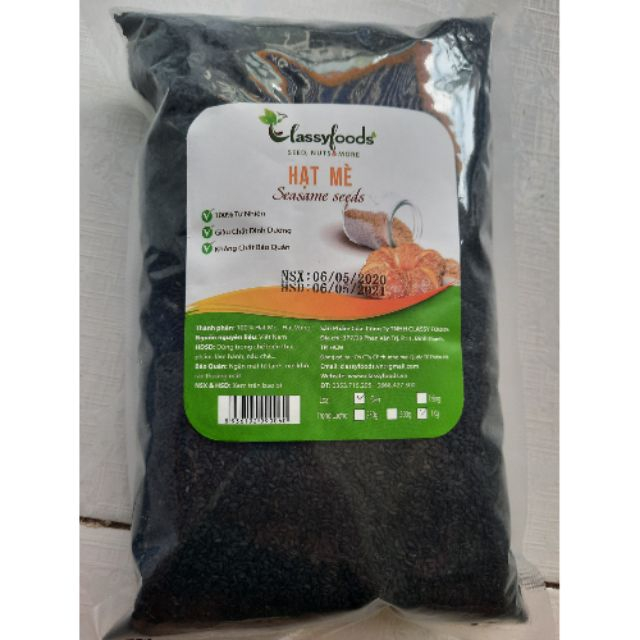 MUỐI MÈ ĐEN RANG XAY ĂN LIỀN GÓI 500G | Shopee Việt Nam