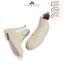The Diamond Classic Chelsea Boot Nubuck LEMANS CBT88, đế đúc cao su màu Tan hạt kim cương cao 4cm, BH 24 tháng