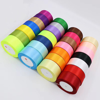 Cuộn Ruy băng lụa cuộn dài 22m bản rộng 4cm đủ màu sắc Làm Hoa Ruy Băng, Gói Quà, Trang Trí