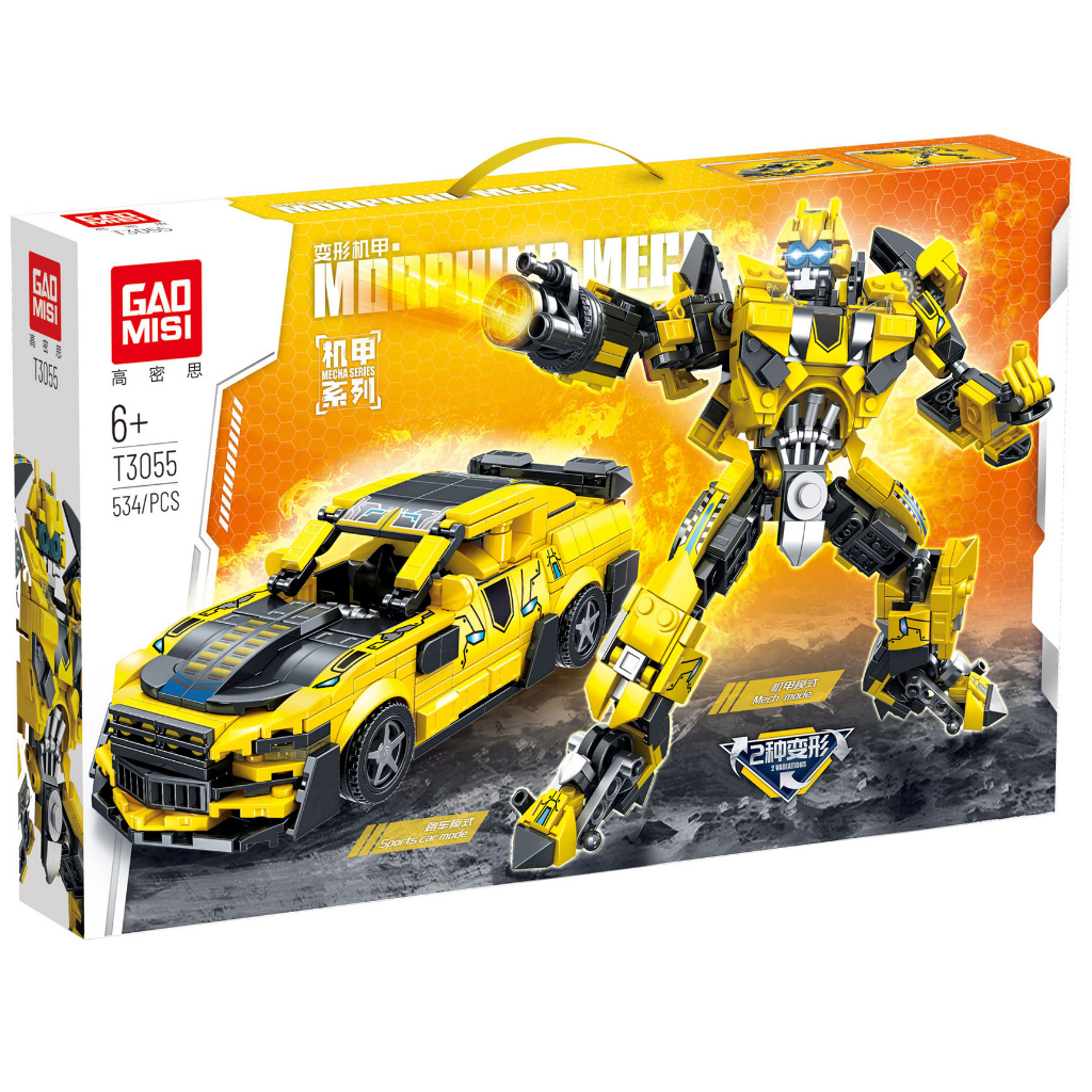 [534 CHI TIẾT] BỘ ĐỒ CHƠI XẾP HÌNH Mô Hình ROBOT Bee - Lắp Ráp Robot ...