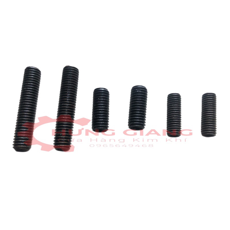 Bộ 10 con Ốc Vít Lục Giác Thép Đen, Ốc Trí M5 M6 M8 M10 M12