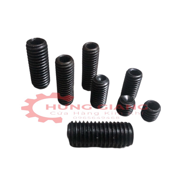 Bộ 10 con Ốc Vít Lục Giác Thép Đen, Ốc Trí M5 M6 M8 M10 M12