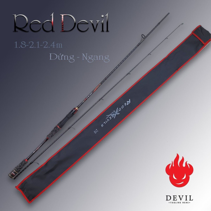 Cần lure Red Devil độ cứng MH chuyên lure bạo lực | Shopee Việt Nam