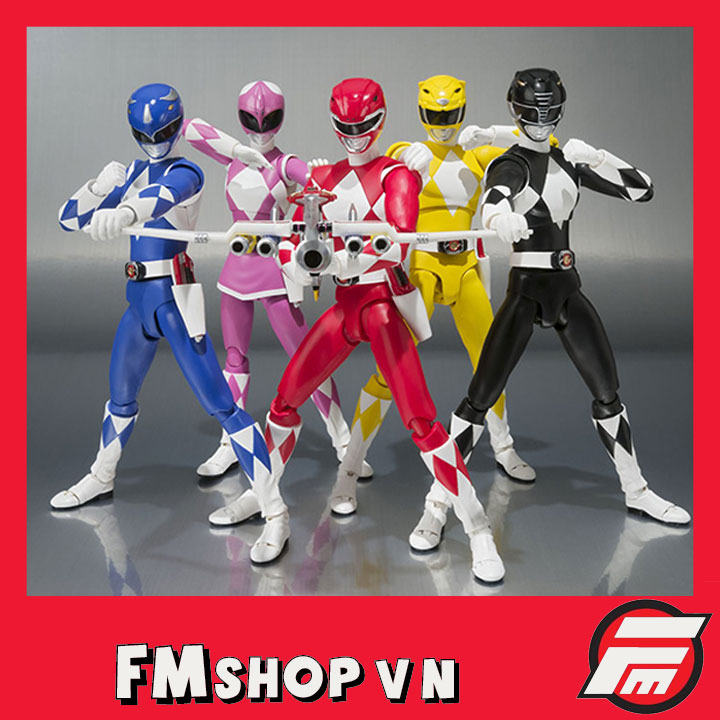 (CÓ SẴN) MÔ HÌNH 6 ANH EM SIÊU NHÂN SHF ZYURANGER MIGHTY MORPHIN POWER ...