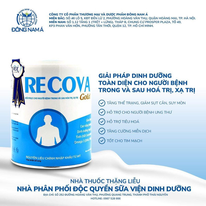 Sữa ung thư RECOVA 400g chính hãng | Shopee Việt Nam