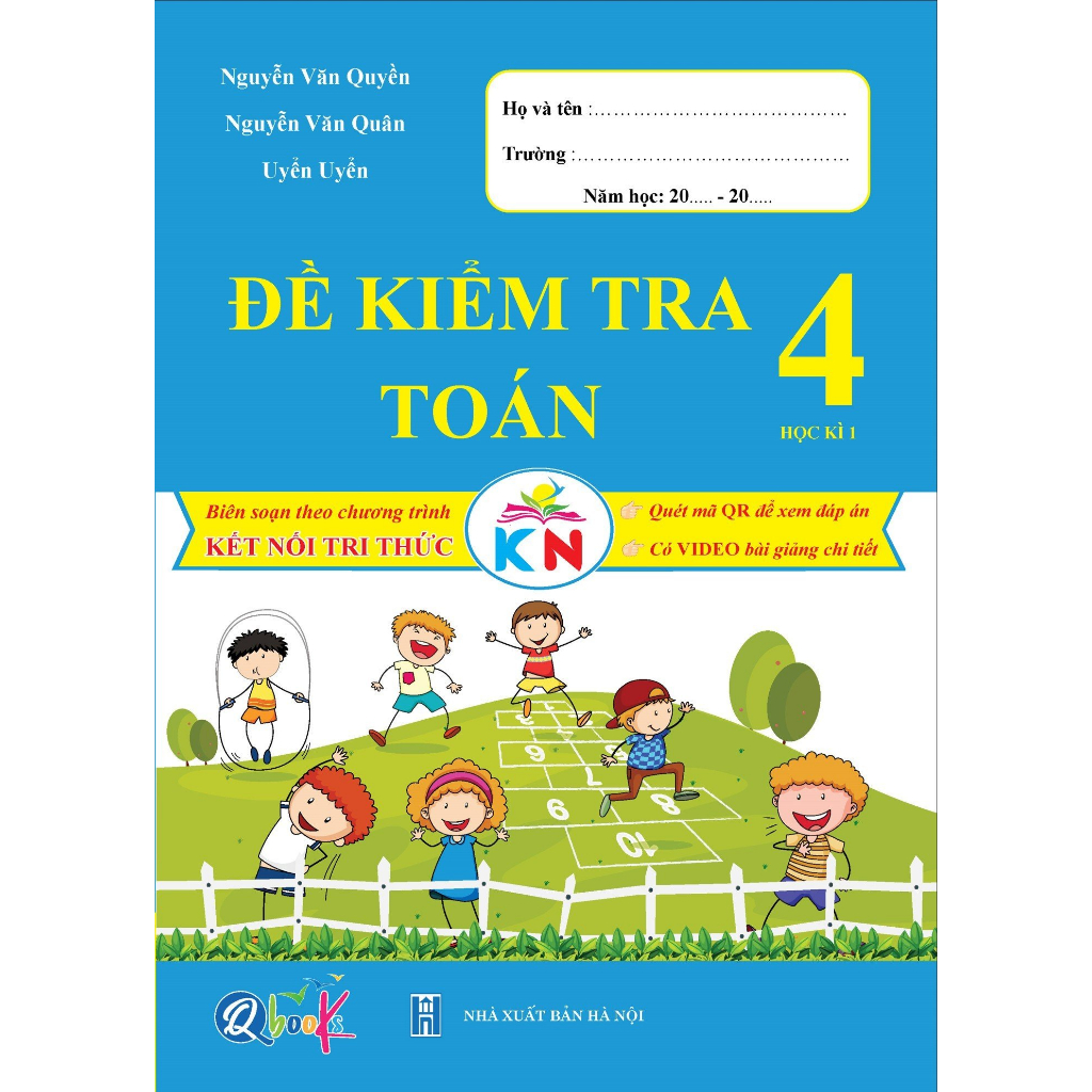 Ảnh Sách - Combo Đề Kiểm Tra Toán, Tiếng Việt 4 - Kết Nối Tri Thức Với Cuộc Sống - Kì 1 (2 cuốn) Sanbooks 1