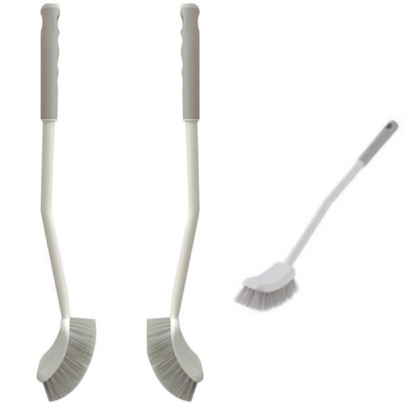 Chổi cọ toilet ĐẦU CONG Kirei Inochi, cọ sàn nhà, cọ bồn cầu, thiết kế thông minh, đầu cước