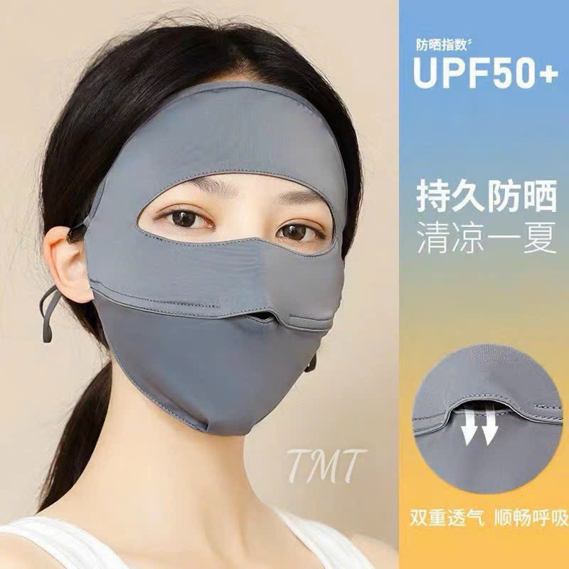 Khẩu Trang Chống Tia U.V, Chống Nắng Che Trán cao cấp( Loại 1)