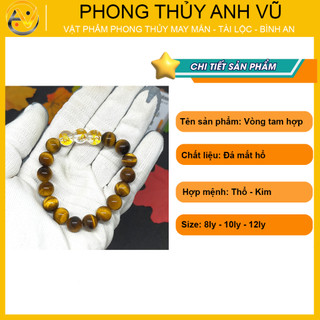 Vòng tam hợp quý thần thân tý thìn đã khai quang - size 8 10 12ly - may mắn tài lộc
