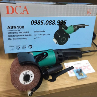 1400W Máy mài đánh xước inox DCA ASN100  thiết kế tay cầm vững