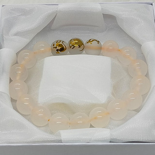 Vòng tay 12 con giáp tam hợp thân tý thìn chất liệu mã não - cho nữ mệnh thủy, kim -may mắn tài lộc