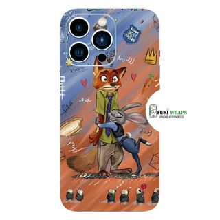Tấm dán Skin Mặt Sau Cáo Thỏ FULL VIỀN 14 pro max , 13 pro max ,12 pro max , 11 pro max , xs max - FukiShop