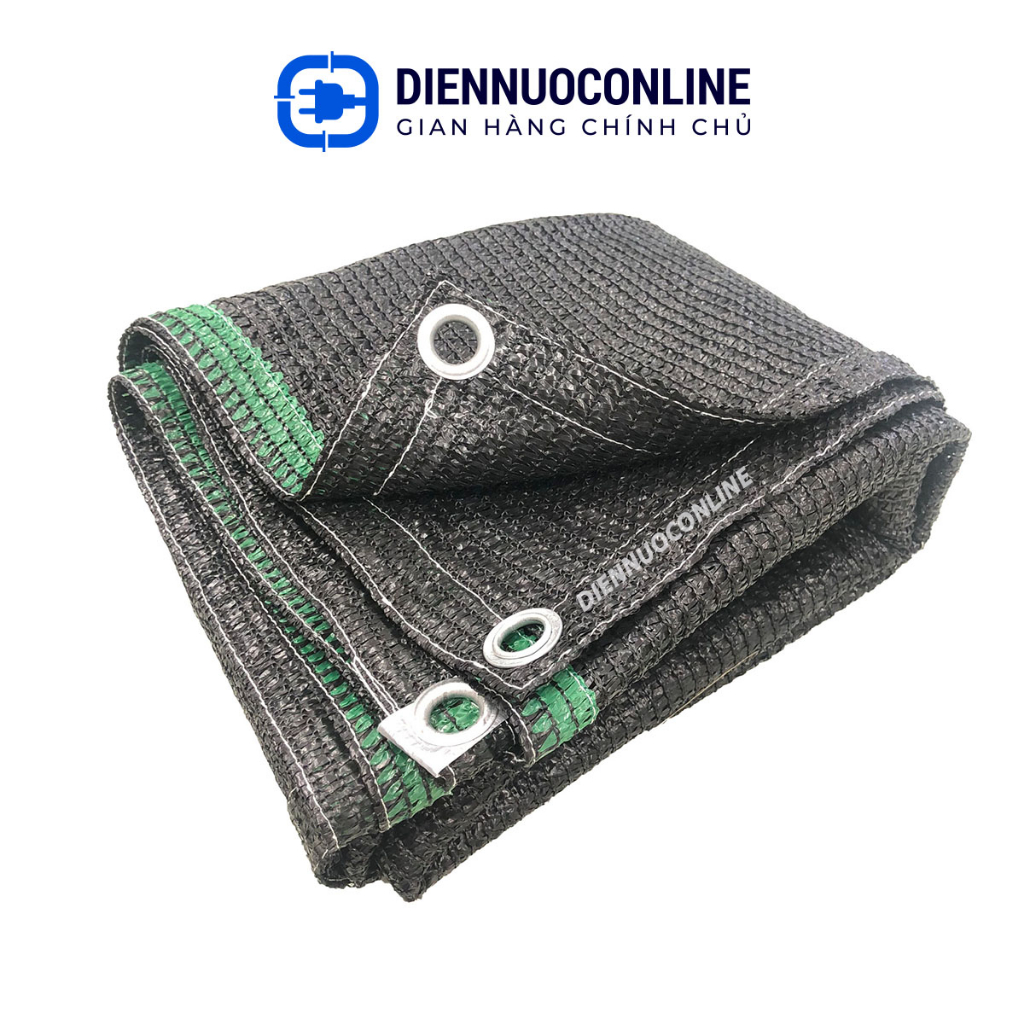 Lưới che nắng 90% loại dày may viền đóng khuy miễn phí