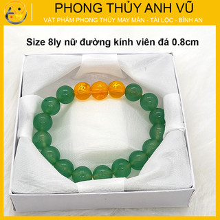 Vòng phong thủy may mắn thân tý thìn đã khai quang - chất liệu mã não tự nhiên - may mắn tài lộc
