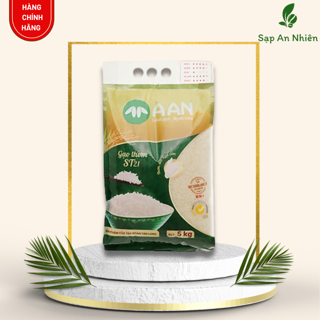 Gạo ST21 A An Túi 5kg | Shopee Việt Nam
