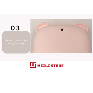 Đèn Ngủ Cắm Điện Mini Kliya Heo, Cảm Ứng Ánh Sáng, Tiết Kiệm Điện Năng, Ánh Sáng Dịu Size 8.5cm MEILI STORE