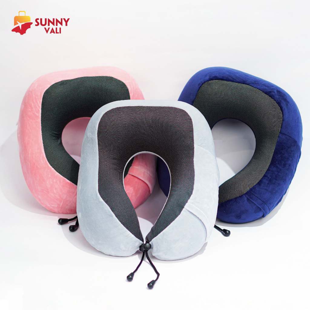 Ảnh Gối cổ cao su non dáng vuông SUNNY GC01 đi du lịch, văn phòng 3