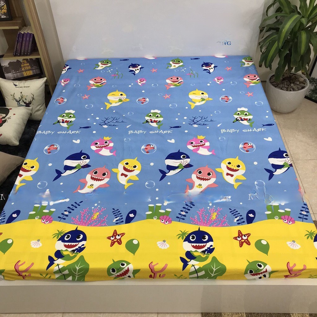 Ảnh Ga chống thấm cotton thun nano kháng khuẩn không nóng bí size 1m6/1m8/2m ETAMI 4