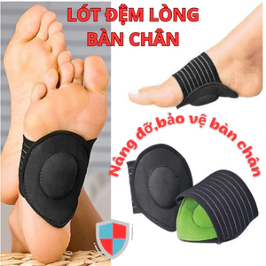 Đệm lót lòng bàn chân hỗ trợ khắc phục bàn chân bẹt, giảm đau, êm chân. Miếng đệm lót lòng bàn chân