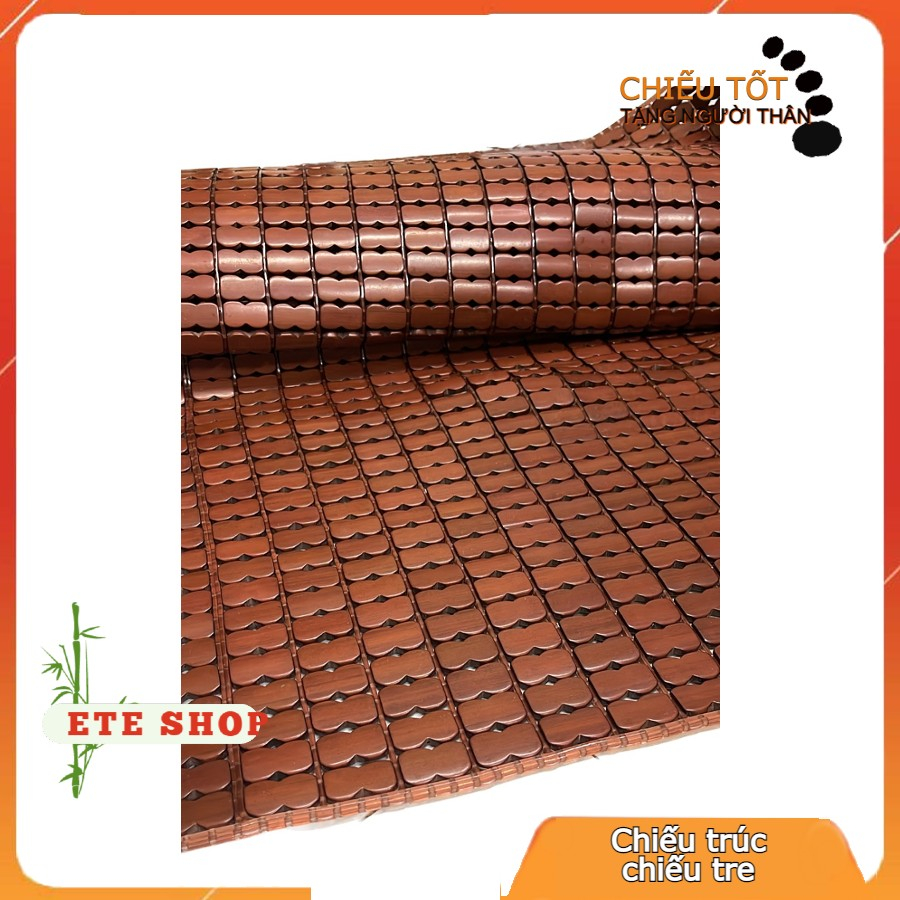 Chiếu trúc vàng nhạt, gold, nâu, chiếu tre loại dày, bóng, bền sạch, giao hỏa tốc