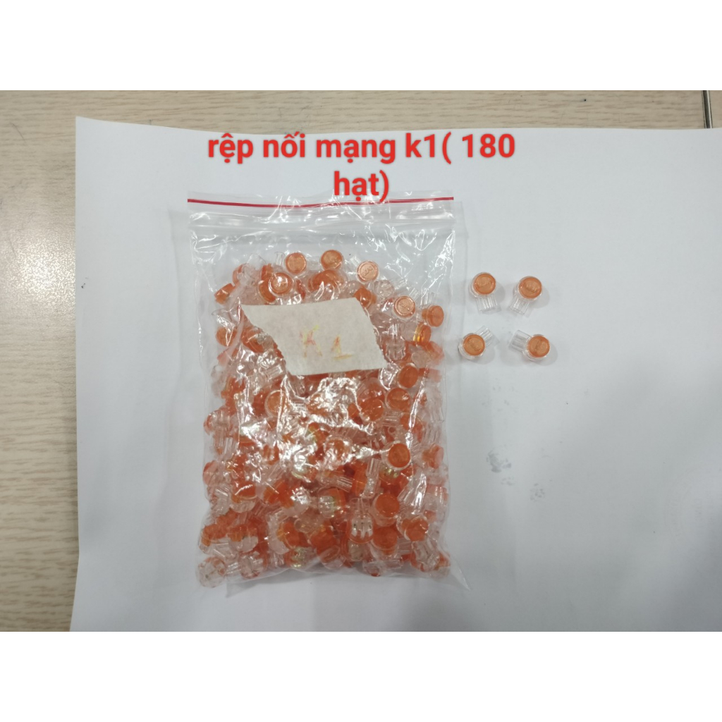 Hạt Rệp Nối Dây Mạng LAN, Điện Thoại Có Đầu (Bịch 100 Đầu), Rêp K1, Rệp ...