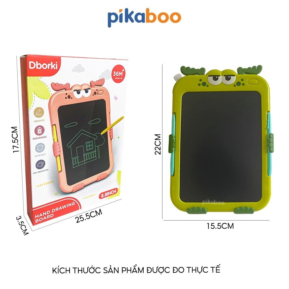 Ảnh Bảng vẽ điện tử tự xóa thông minh LCD cao cấp Pikaboo giúp cho bé tập vẽ và viết, chất liệu an toàn 4