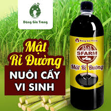 Mật Rỉ Đường Dùng Nuôi Cấy Vi Sinh, Ủ Rác Thải Hữu Cơ, Ủ Phân Chai 1 Lít Sfarm (~1.40Kg)
