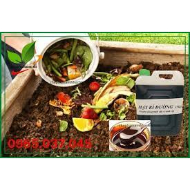 Mật Rỉ Đường Dùng Nuôi Cấy Vi Sinh, Ủ Rác Thải Hữu Cơ, Ủ Phân Chai 1 Lít Sfarm (~1.40Kg)