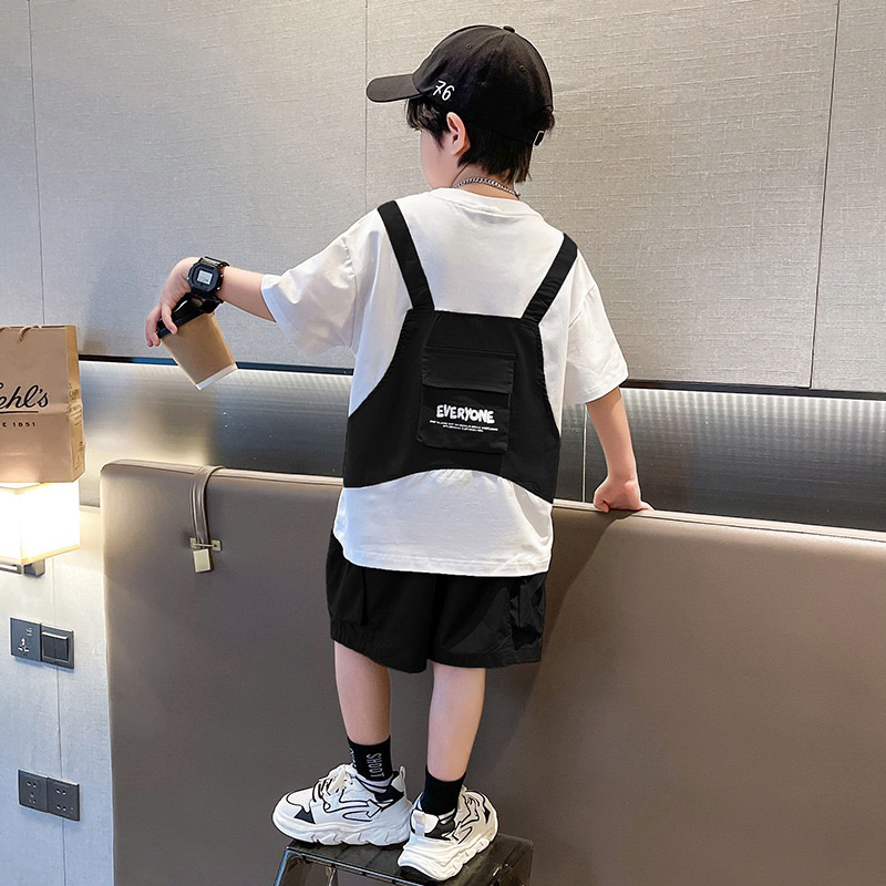 Bộ quần áo bé trai size đại từ 18-45kg hàng QC cao cấp Q043