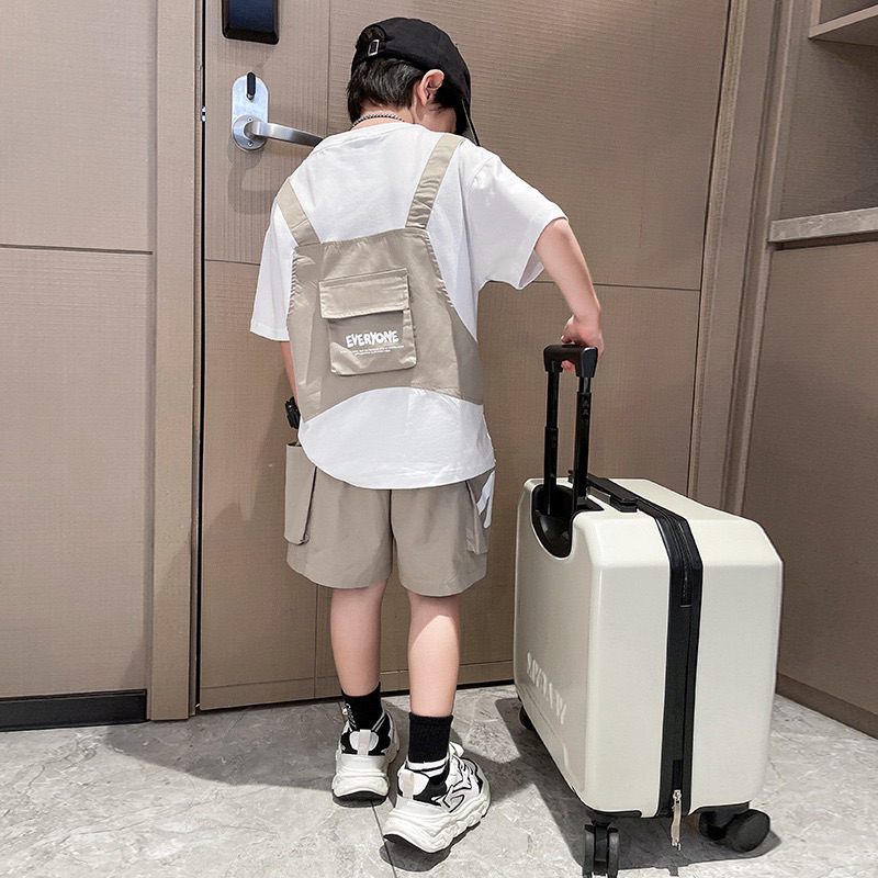 Bộ quần áo bé trai size đại từ 18-45kg hàng QC cao cấp Q043