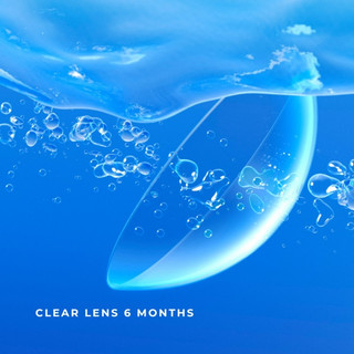 SIHY - Kính áp tròng, Lens [CẬN] cao cấp trong suốt 3- 6 tháng, chất liệu  Silicone