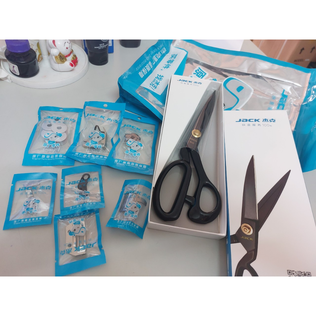 Set Kéo Cắt Vải JACK Chính Hãng + 6 Phụ Kiện May Mặc – Phụ Kiện Ngành May Công Nghiệp Đa Năng