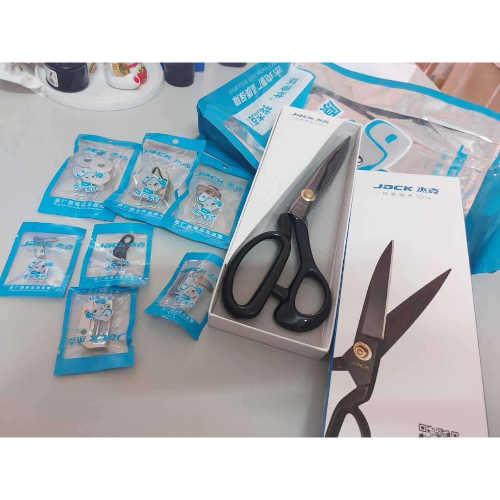 Set Kéo Cắt Vải JACK Chính Hãng + 6 Phụ Kiện May Mặc – Phụ Kiện Ngành May Công Nghiệp Đa Năng