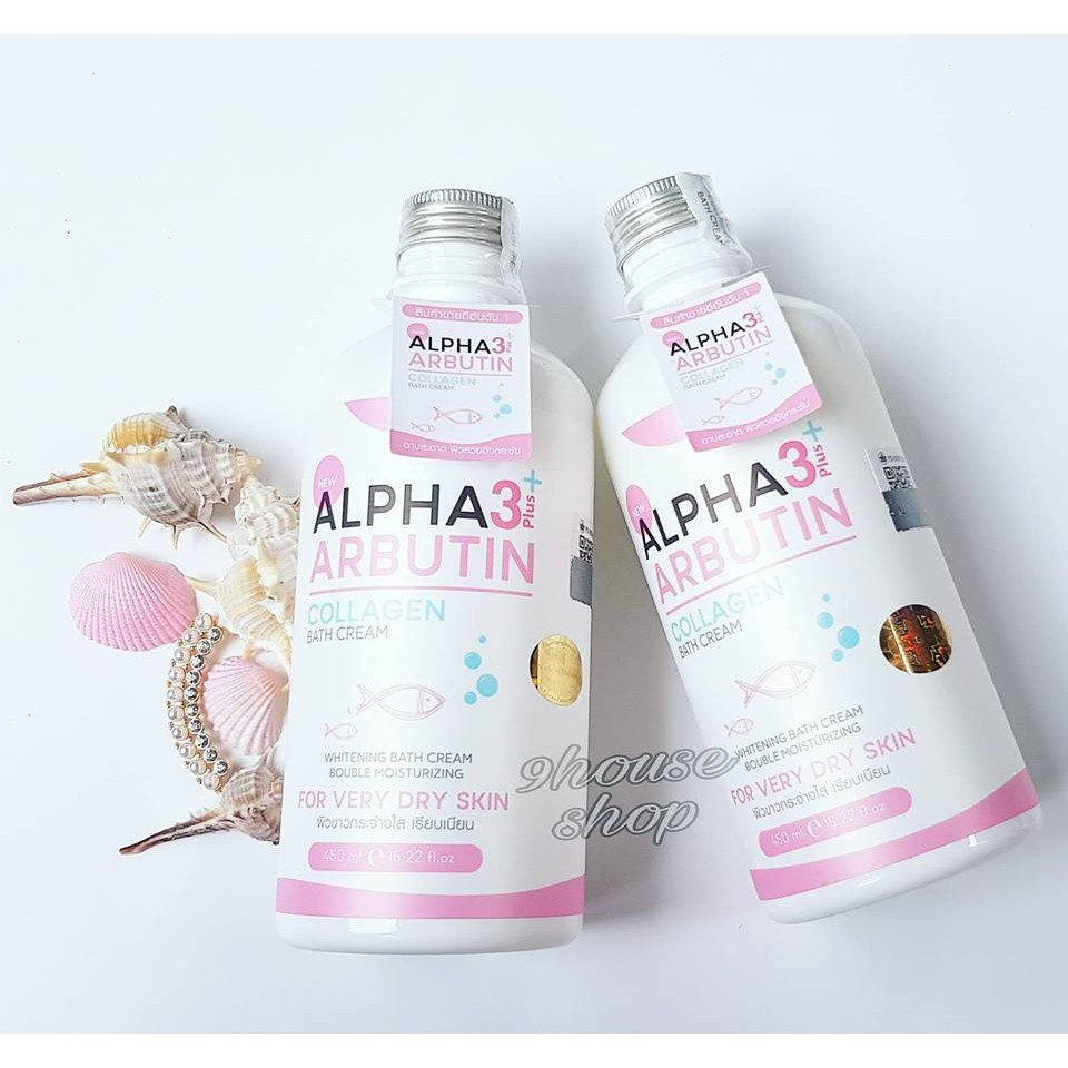 Sữa Tắm Dưỡng Trắng Da Alpha Arbutin 3+ Chính hãng Thái Lan 350ml