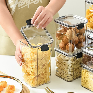 Bộ 3 hộp đựng đồ khô Hokori Việt Nhật 3 size 750ml,1000,l,1500ml ,Hộp bảo quản thực phẩm đồ ăn trong suốt nắp kín { H }