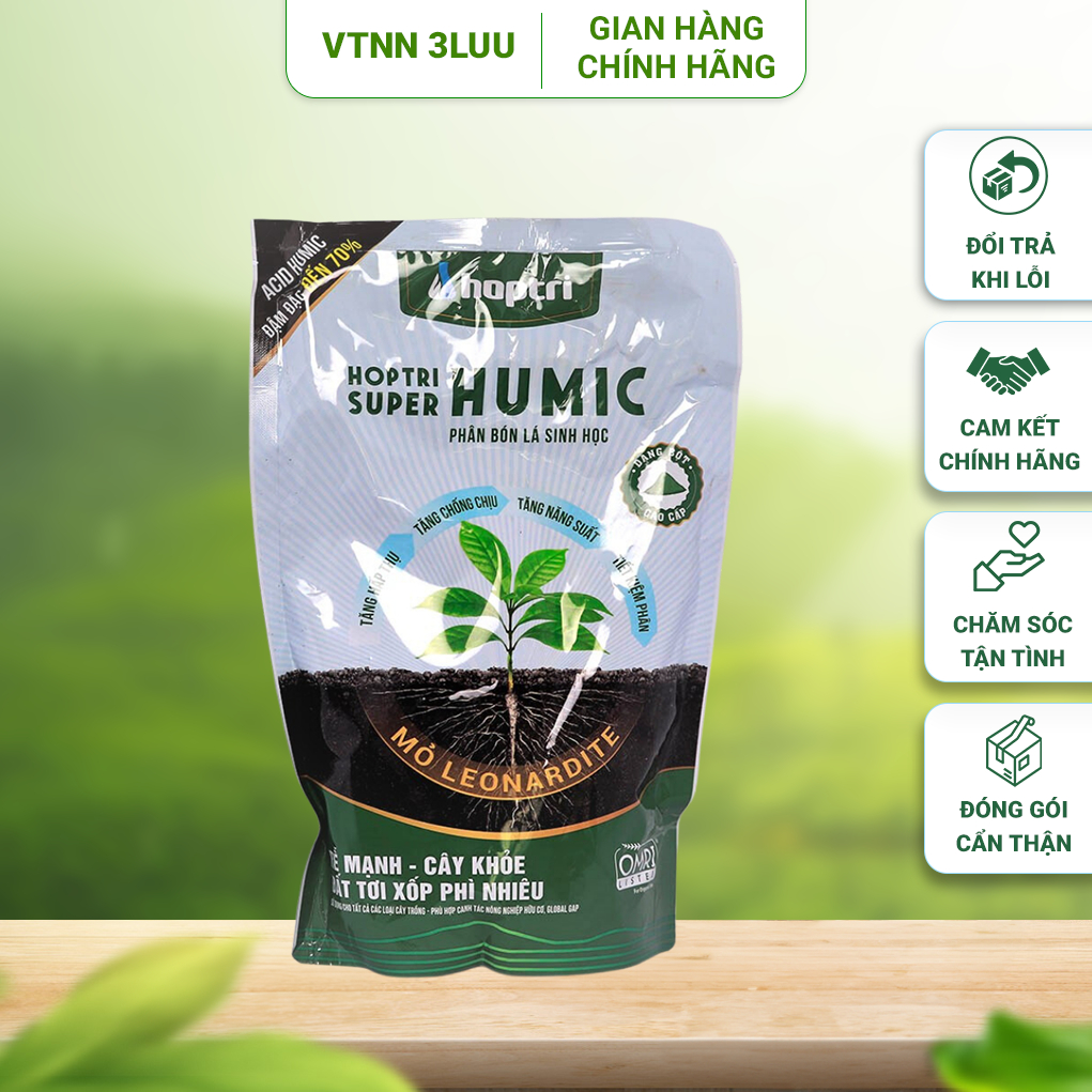 Phân Bón Lá SUPER HUMIC Hợp Trí (1kg), Phân Humic Acid Dạng Bột - Hỗ ...