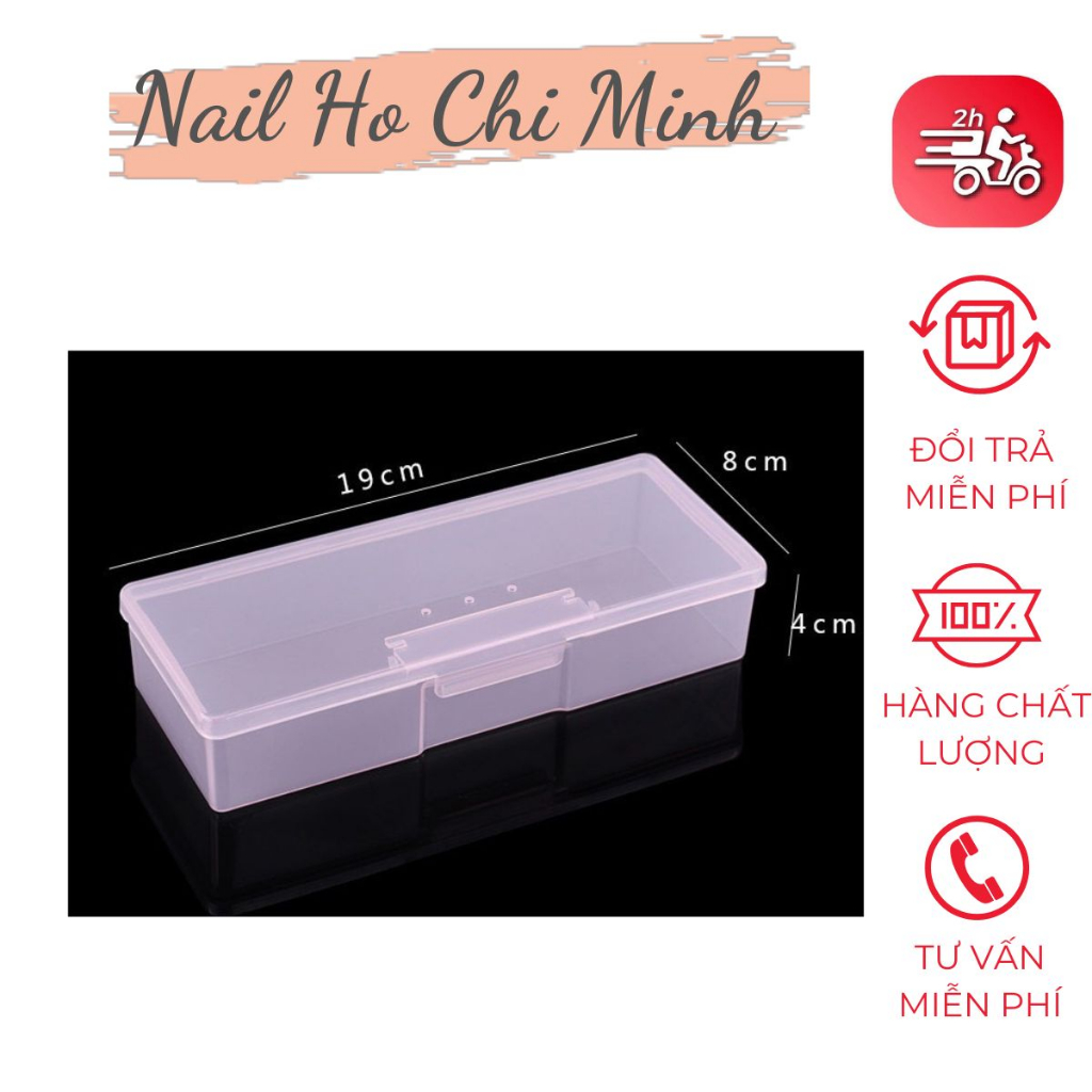 [Sản phẩm mới] Hộp nhựa đựng dụng cụ làm nail chuyên dụng
