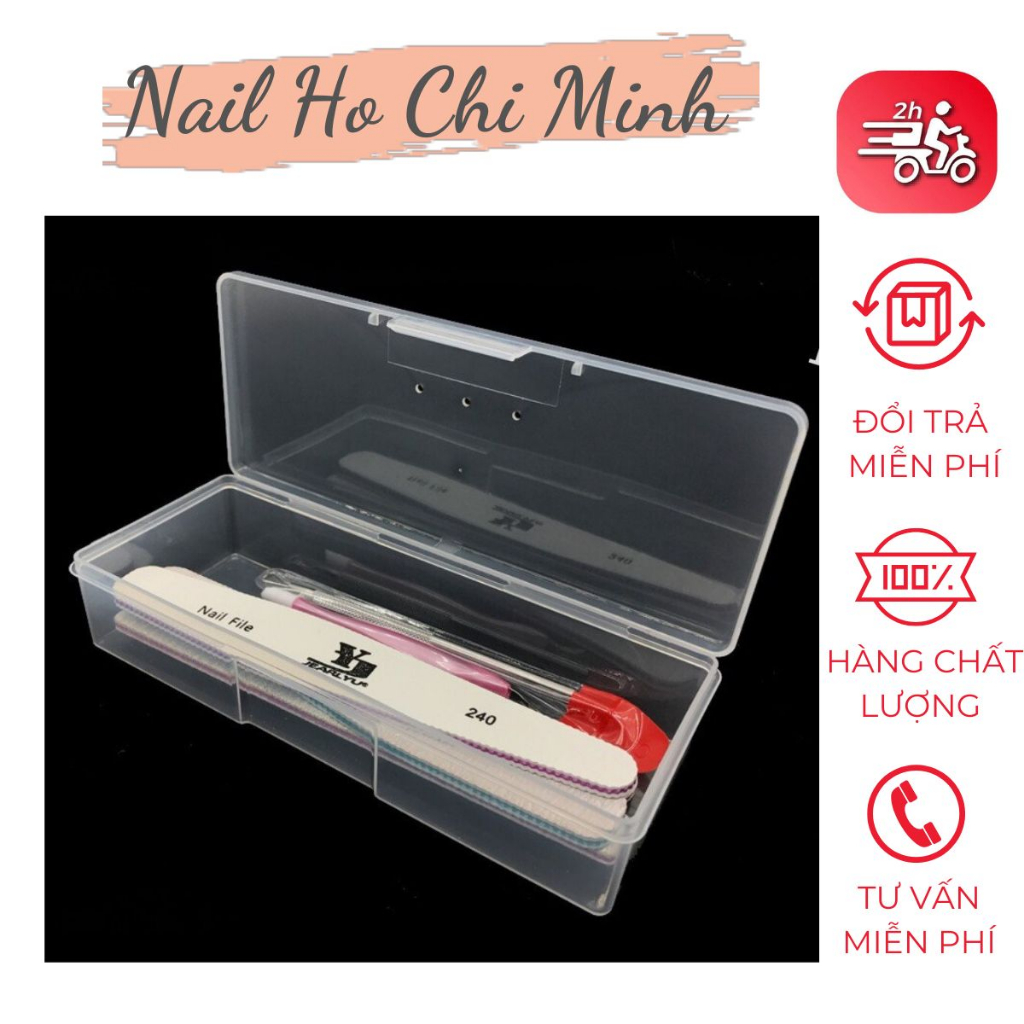 [Sản phẩm mới] Hộp nhựa đựng dụng cụ làm nail chuyên dụng