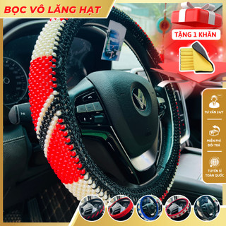 Bọc Vô Lăng Hạt Ngọc 2 Lớp Siêu Bền Đủ Size 36-49 Cho xe ô tô, xe tải, xe Khách, xe công