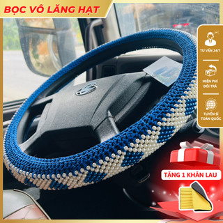 Bọc Vô Lăng Hạt Ngọc 2 Lớp Siêu Bền Đủ Size 36-49 Cho xe ô tô, xe tải, xe Khách, xe công