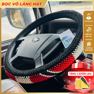 Bọc Vô Lăng Hạt Ngọc 2 Lớp Siêu Bền Đủ Size 36-49 Cho xe ô tô, xe tải, xe Khách, xe công