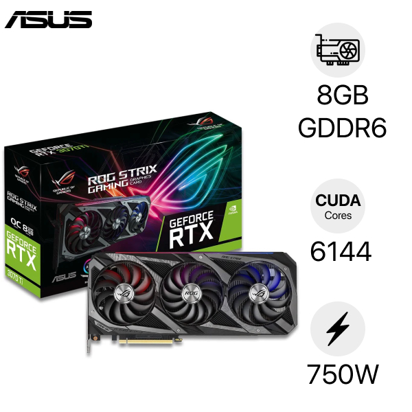 Card màn hình ASUS ROG Strix RTX 3070Ti O8G Gaming | Shopee Việt Nam